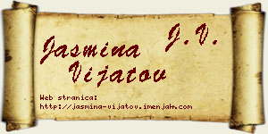 Jasmina Vijatov vizit kartica